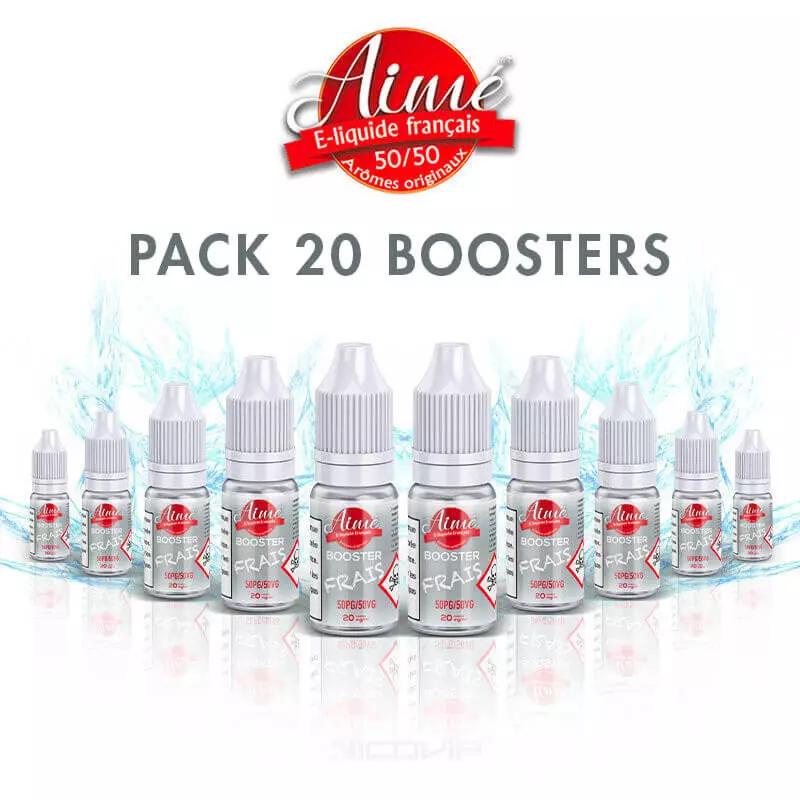 Pack 20 Booster Nicotine Frais Aimé 50/50 3783