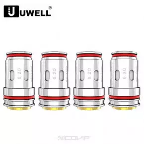 Pack 4 résistances Crown 5 Uwell - 0.2 Ohm