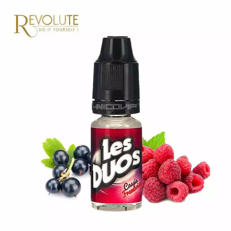 Arôme Duo Framboise Cassis Revolute 10ml 3940
