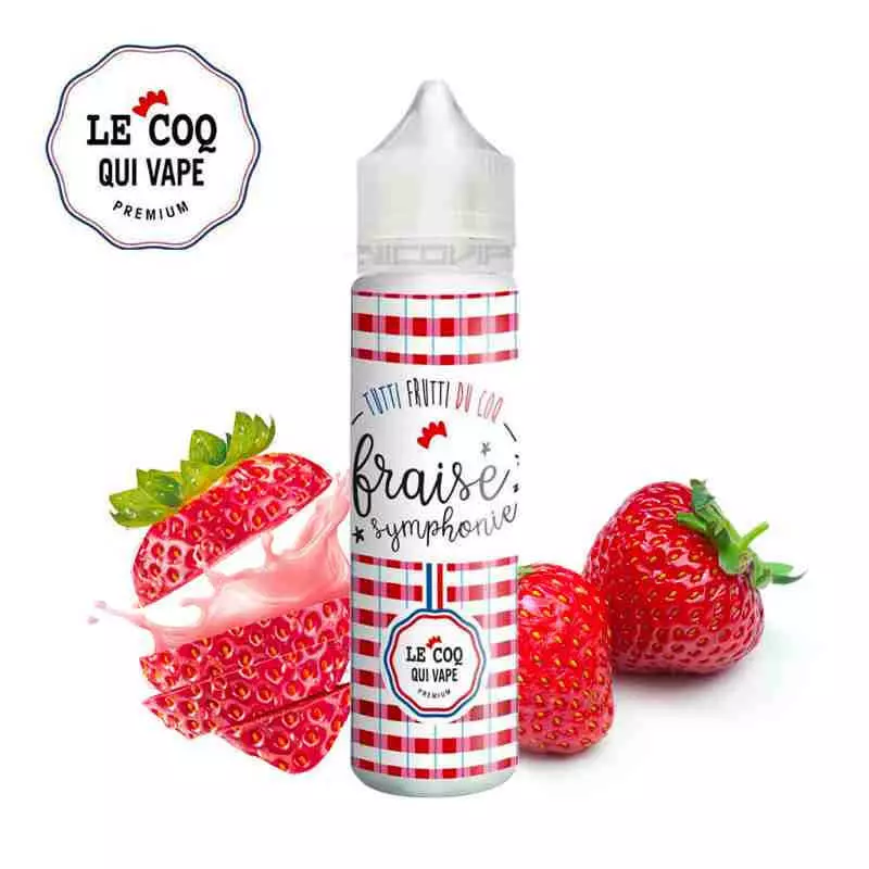 Fraise Symphonie Le Coq Qui Vape 50ml 4046