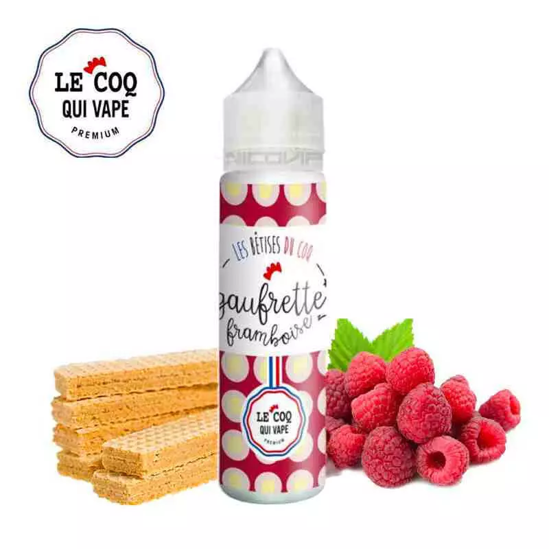 Gaufrette Framboise Le Coq Qui Vape 50ml 4047