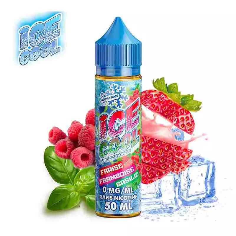 Fraise Framboise Basilic Ice Cool Liquidarom 50ml 4074