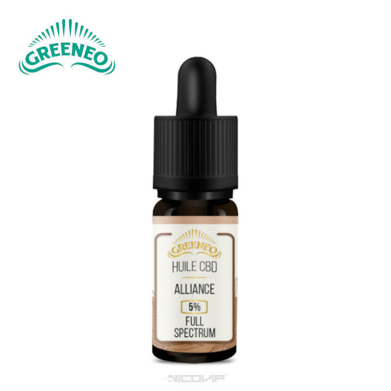 Alliance Huile CBD + CBG Greeneo 10ml - 5%