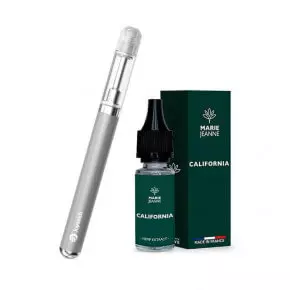 Kit CBD eRoll MAC Joyetech + California Marie Jeanne 10ml - Silver