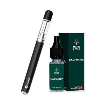 Kit CBD eRoll MAC Joyetech + California Marie Jeanne 10ml - Noir