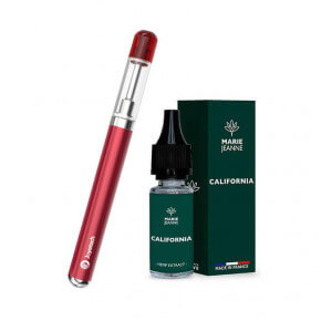 Kit CBD eRoll MAC Joyetech + California Marie Jeanne 10ml - Rouge