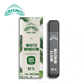 Puff CBD 10% White Window Greeneo
