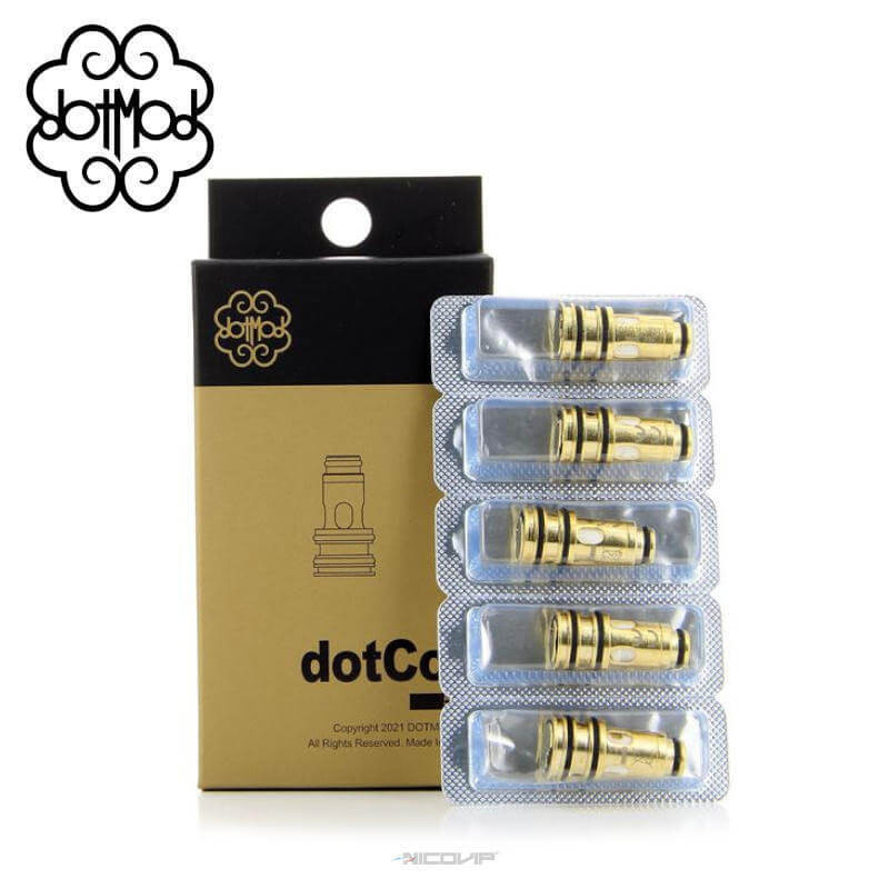 Pack 5 résistances Dotcoil Dotmod - 0.7 Ohm