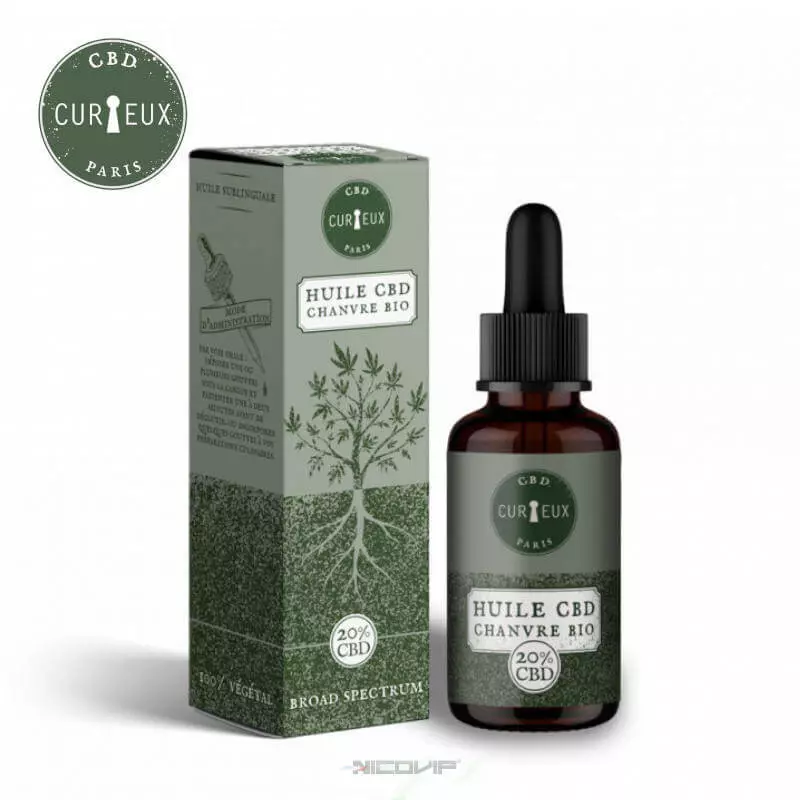 Huile CBD Chanvre Bio Curieux 10ml 4867