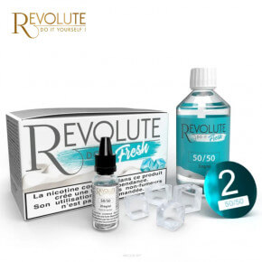 Pack Base e liquide DIY Fresh 50/50 Revolute 100ml - 2 mg