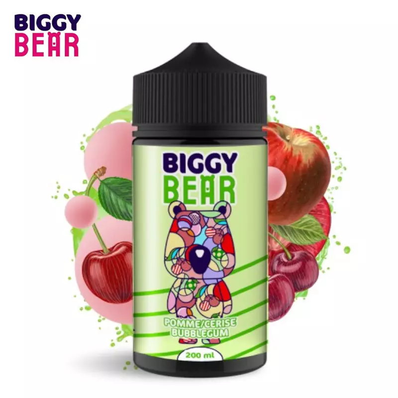 Pomme Cerise Bubble Gum Biggy Bear 200ml 5758