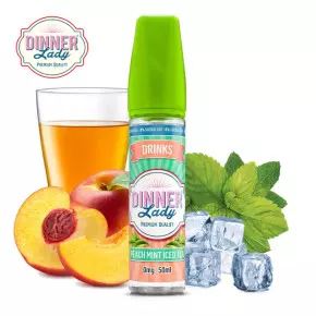 Peach Mint Iced Tea Dinner Lady 50ml