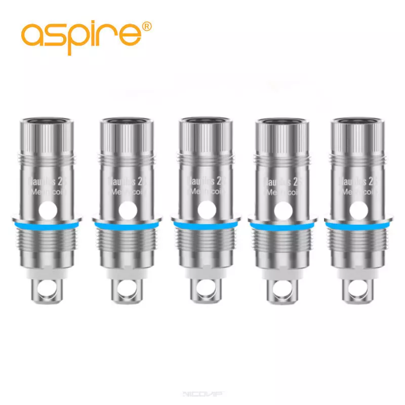 5 Résistance Aspire NAUTILUS BVC - 0,4 Ohm 2S