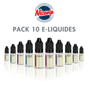 Pack 10 E-liquides pas Cher