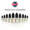 Pack 50 E-liquides NicoVIP P162*