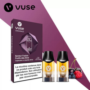 2 Capsules ePod Fusion Fruits des Bois Vuse / Vype