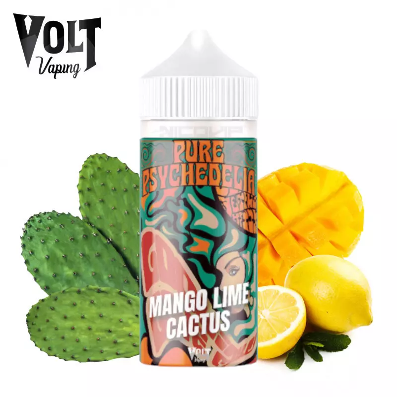 Mango Lime Cactus Pure Psychedelia Volt Vaping 100ml 6201