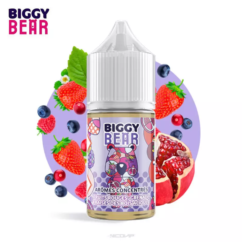 Arôme Fruits Rouges Grenade Fraise des bois Biggy Bear 30ml 6336