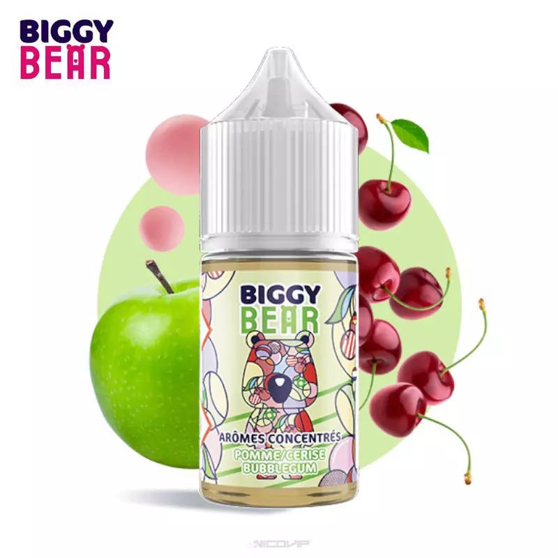 Arôme Pomme Cerise Bubble Gum Biggy Bear 30ml 6339