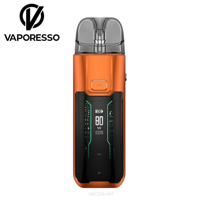 Kit Pod Luxe XR Max Leather Edition Vaporesso - Coral Orange