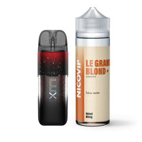 Pack Débutant Luxe XR + Le Grand Blond Nicovip 100ml - Galaxy Red