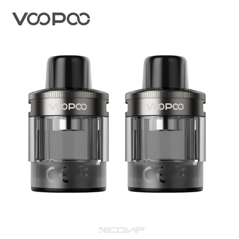 Pack 2 Cartouches Pod PnP X DTL Voopoo - Gris