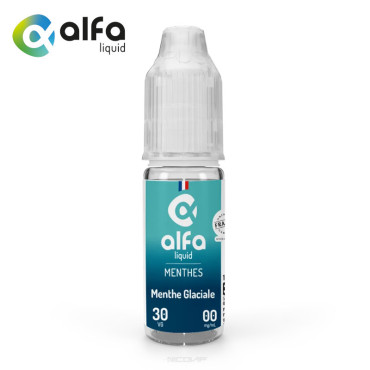 Menthe Glaciale Alfaliquid 10ml - 16 mg Menthe Glaciale Alfaliquid 10ml - 16 mg