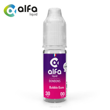 E-liquide Alfaliquid Bubble Gum 10ml - 16 mg E-liquide Alfaliquid Bubble Gum 10ml - 16 mg