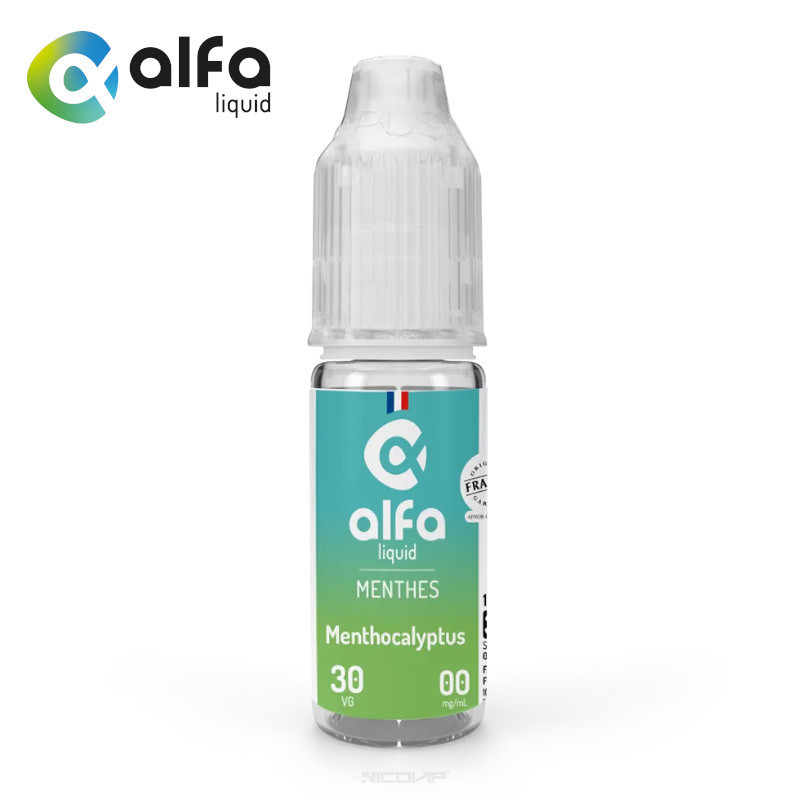 E-liquide Menthocalyptus Alfaliquid 10ml - 3 mg