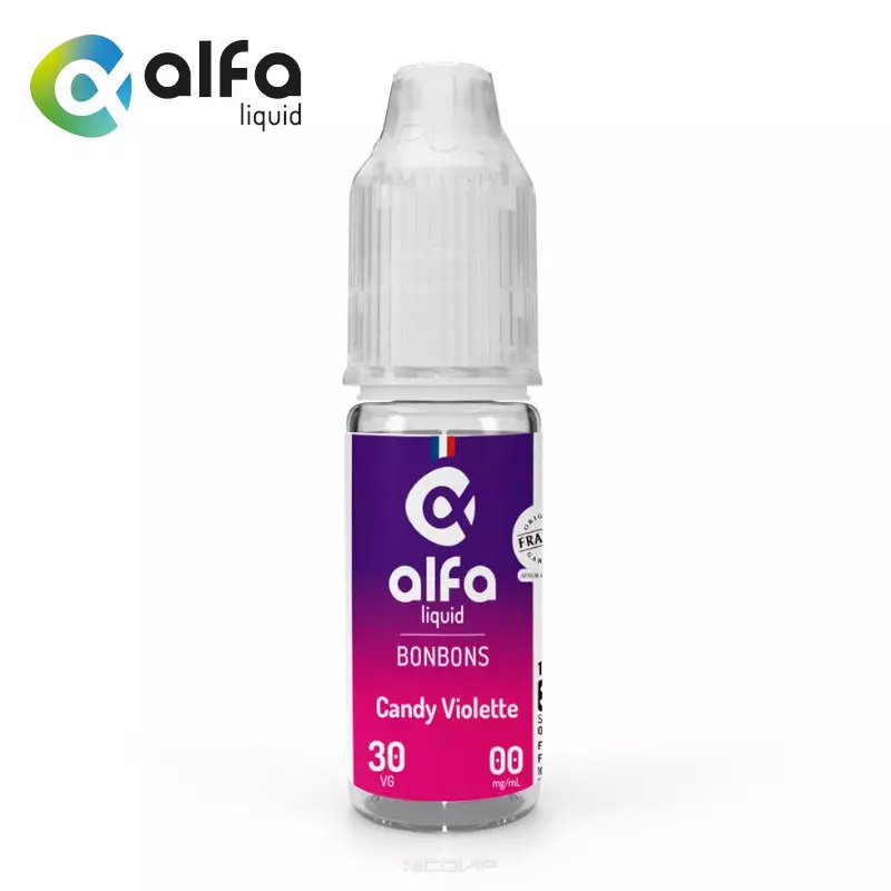 E-liquide Candy Violette Alfaliquid 10ml - 16 mg