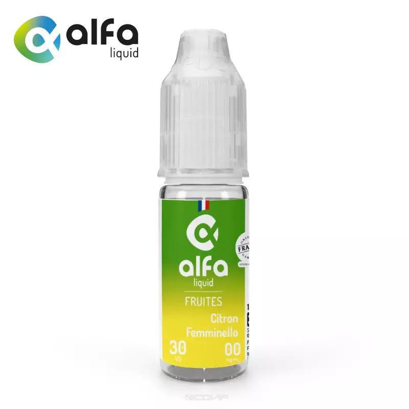 E-liquide Citron Alfaliquid 10ml - 12 mg