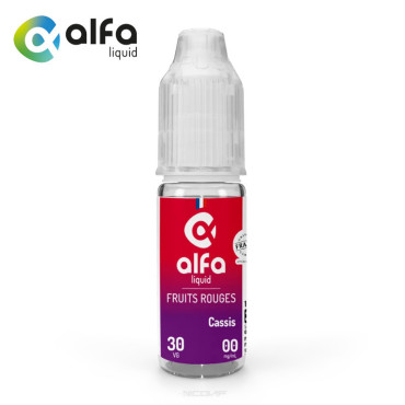 E-liquide Cassis Alfaliquid 10ml - 12 mg E-liquide Cassis Alfaliquid 10ml - 12 mg