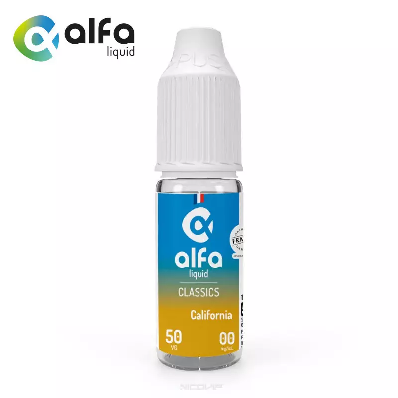 E-liquide California 50/50 (Siempre) 10ml Alfaliquid 1560