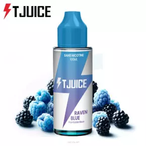 E liquide Raven Blue T-Juice 100ml 6567  (J 28A)