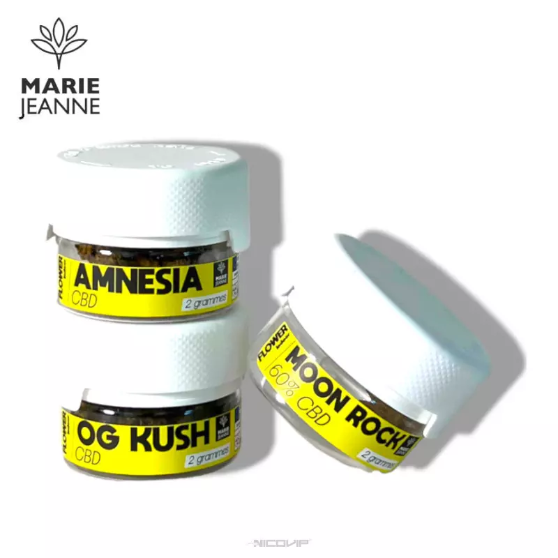 Pack Découverte Fleurs CBD Marie Jeanne 6g 6582