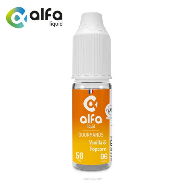 E liquide Vanilla & Popcorn Alfaliquid 10ml