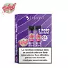 2 Recharges Puff Raisin Glacé 1800 Wpuff Liquideo 7014