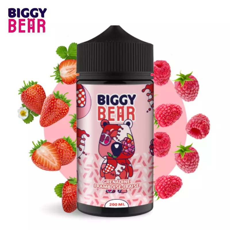 Grenadine Framboise Fraise Biggy Bear 200ml 7145