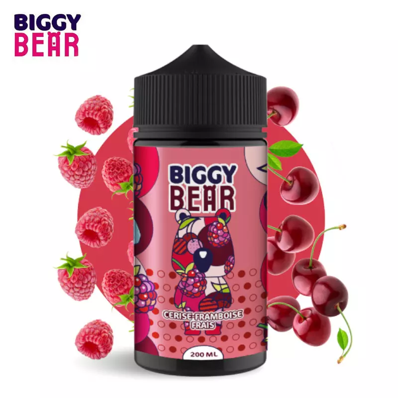Cerise framboise Frais Biggy Bear 200ml 7148