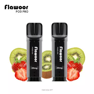 Pack 2 Pods Fraise Kiwi Flawoor Pod Pro