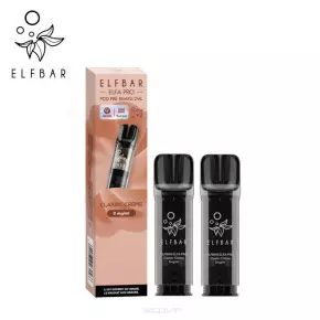 Pack 2 Pods Classic Crème Elfa pro Elf Bar avec nicotine