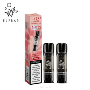 2 Recharges Puff Framboise Pastèque Elfa pro Elfbar - 20 mg 2 Recharges Puff Framboise Pastèque Elfa pro Elfbar - 20 mg