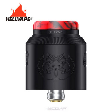 Drop Dead 2 RDA 24mm Hellvape - Matte Full Black