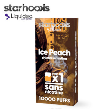 Cartouche Pod Ice Peach Starhooks Liquideo 10ml sans nicotine Cartouche Pod Ice Peach Starhooks Liquideo 10ml sans nicotine
