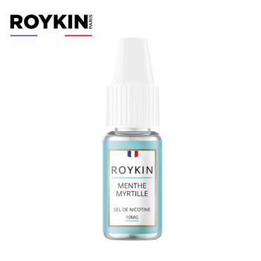 Menthe Myrtille Sel de Nicotine Roykin avec nicotine 10ml Menthe Myrtille Sel de Nicotine Roykin avec nicotine 10ml