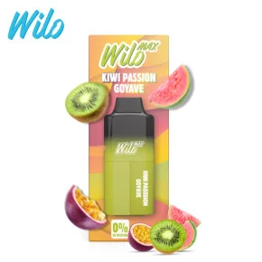 Kit Puff + Pod + Fiole Kiwi Passion Goyave Wilo Max 12ml - Sans nicotine