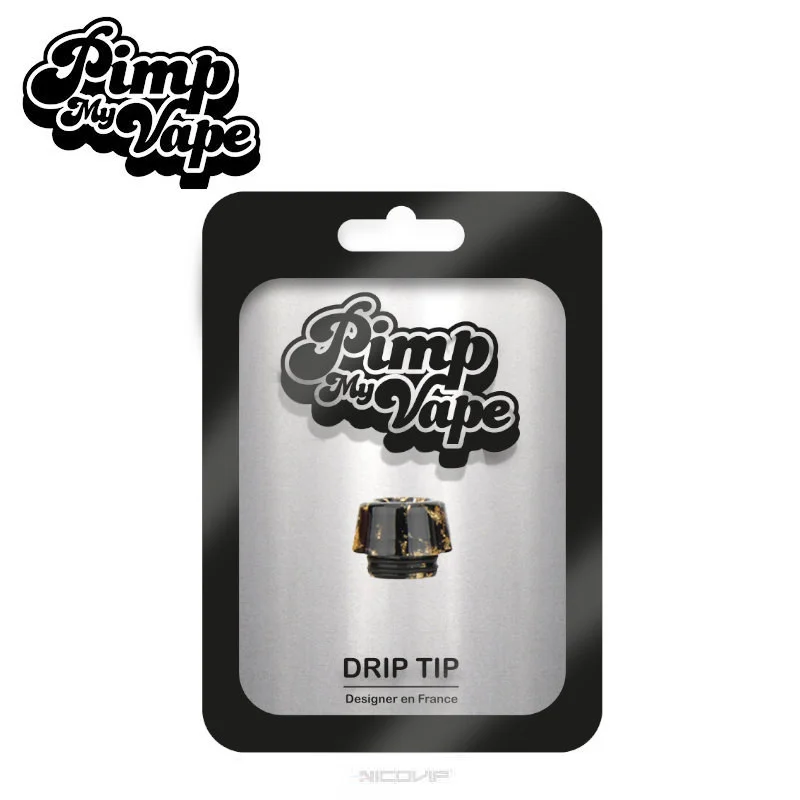 Drip Tip 810 PVM0021 Pimp My Vape - Noir