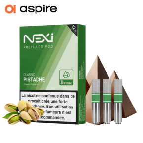 3 Cartouches Nexi One Classic Pistache 1,2ml Aspire