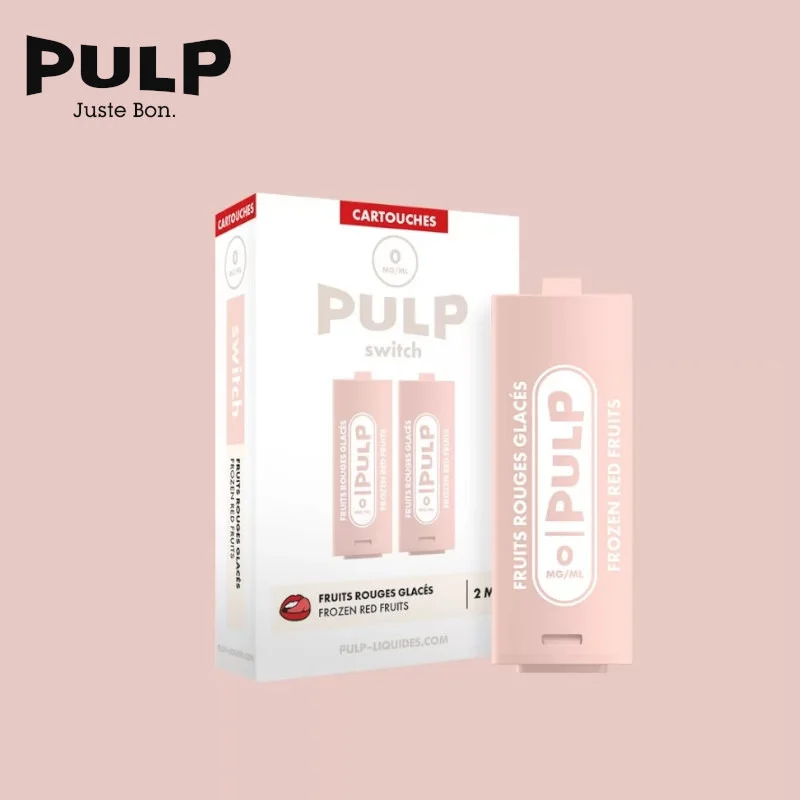 2 Recharges Puff Fruits Rouges Glacés Le Pod Switch Pulp 7540