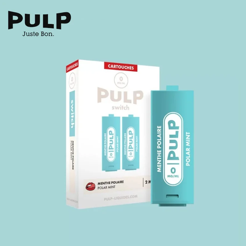 2 Recharges Puff Menthe Polaire Le Pod Switch Pulp 7542